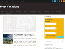 Tablet Screenshot of must-vacations.com